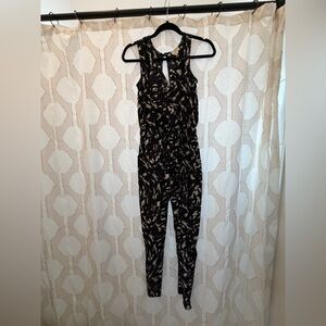 One Clothing Black and White Patterned Jumpsuit